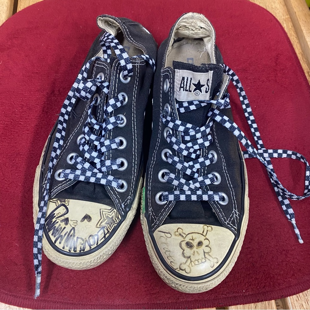 Shoes, Vintage Converse All Stars Scene Emo Punk